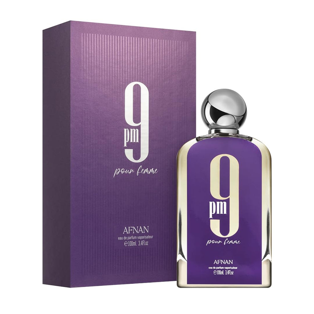 AFNAN 9PM Women Perfume – 3.4oz / 100ml – Eau de Parfum