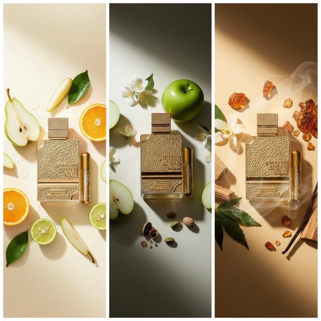 Al Haramain Amber Oud Gold 999.9 Edition Unisex 2.5oz / 75ml Extrait de Parfum with Refillable Atomiser