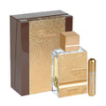 Al Haramain Amber Oud Gold 999.9 Edition Unisex 3.4oz / 100ml Extrait de Parfum with Refillable Atomiser
