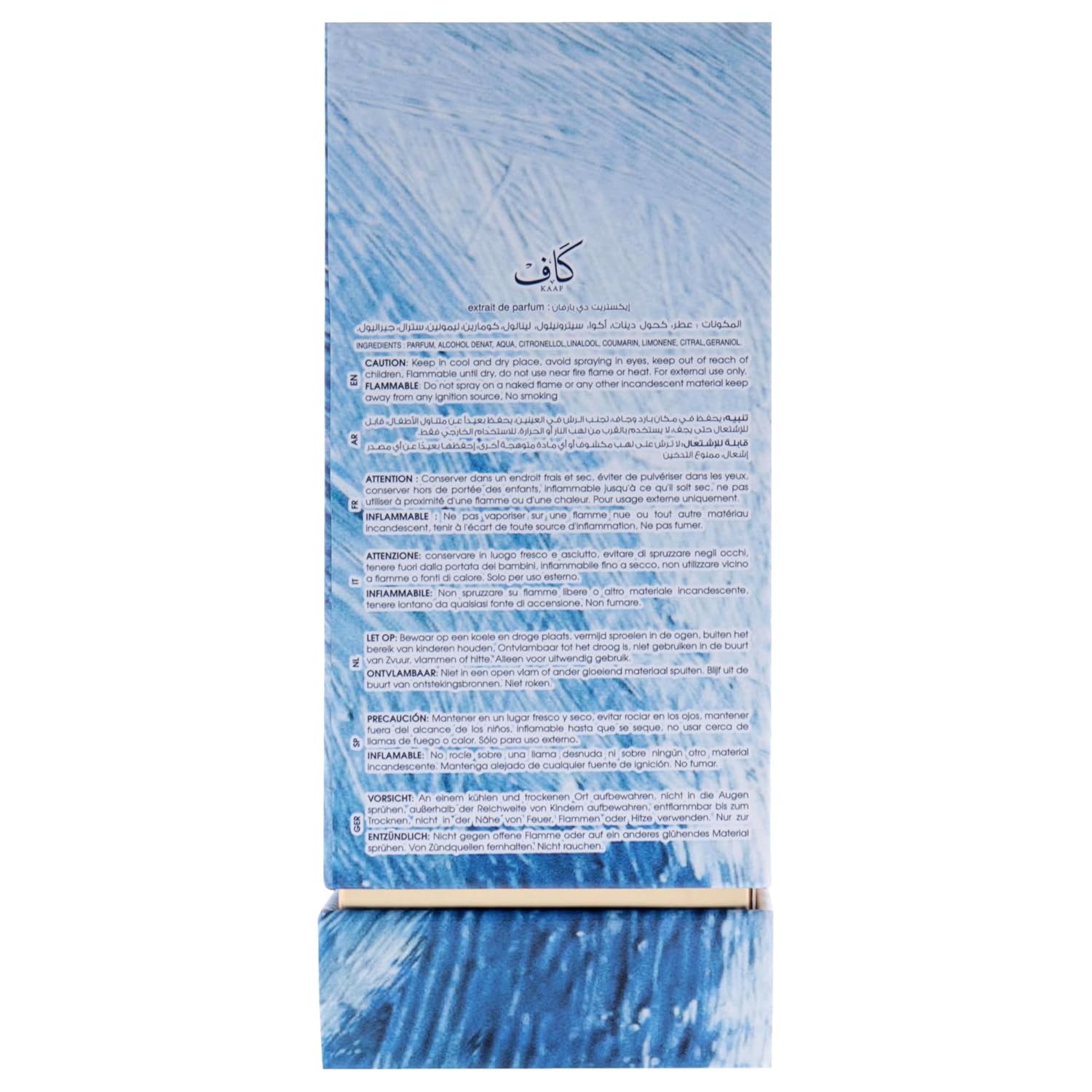Ahmed Al Maghribi Kaaf Unisex Perfume 3.4oz / 100ml Eau de Parfum