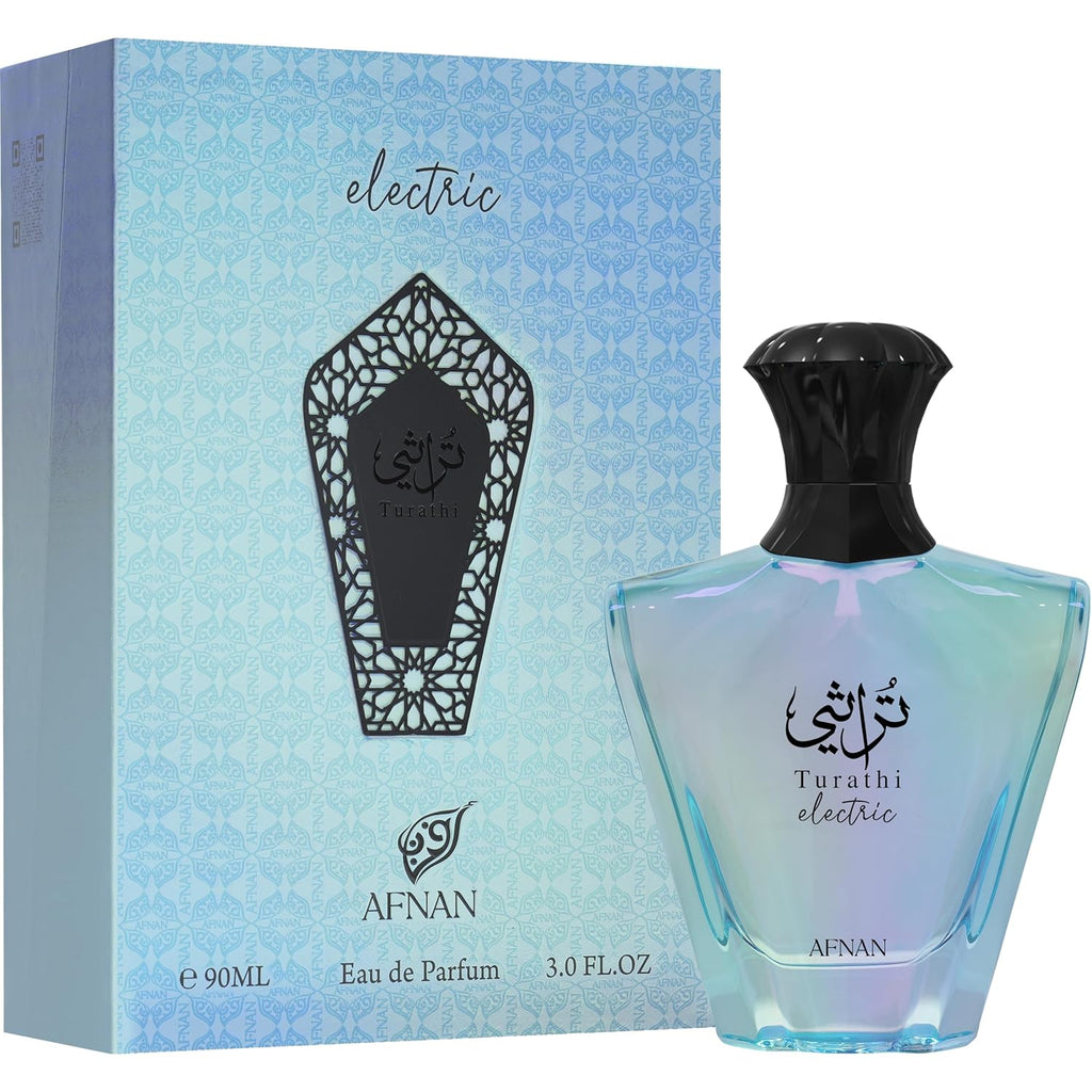 AFNAN Turathi Electric Men Perfume 3.0oz / 90ml – Eau de Parfum