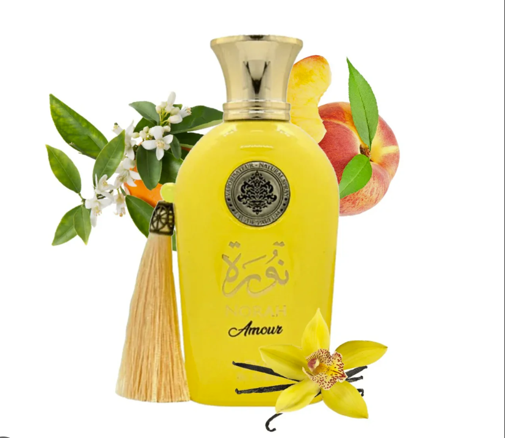 ADYAN Norah Amour 100ml Eau de Parfum spray nozzle close-up detail women luxury perfume