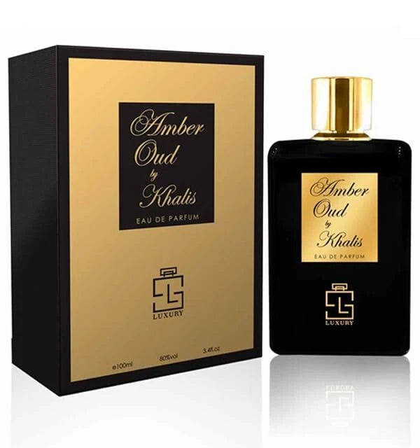 KHALIS Amber Oud – Unisex Perfume – 3.4oz / 100ml – Eau de Parfum