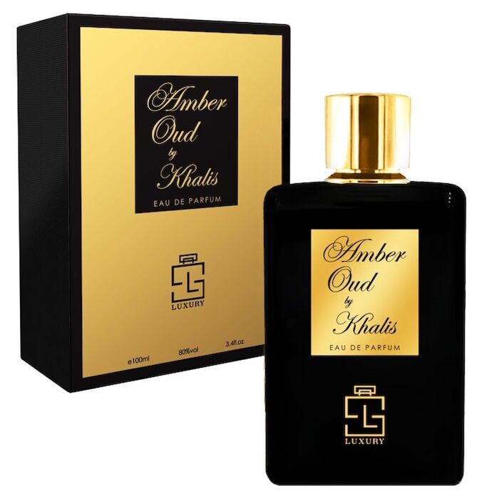 KHALIS Amber Oud – Unisex Perfume – 3.4oz / 100ml – Eau de Parfum