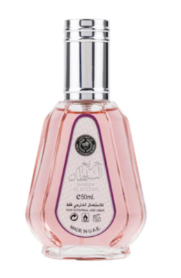 A 350ml bottle of Al Khalifa Ayurvedic Hair Growth Serum, featuring a pink liquid inside a clear faceted glass bottle with a silver metallic cap and a white label with purple accents.