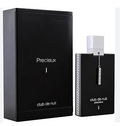Armani Privé Precieux I Club de Nuit perfume bottle and its black presentation box, shown on a plain white background.