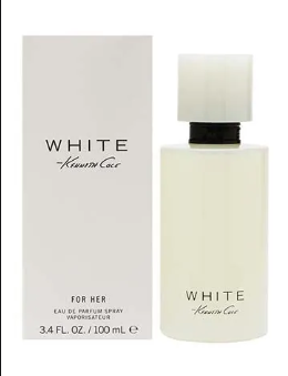 White Kleinhof 'White' Eau de Parfum spray bottle and its matching white packaging box, shown against a plain white background.
