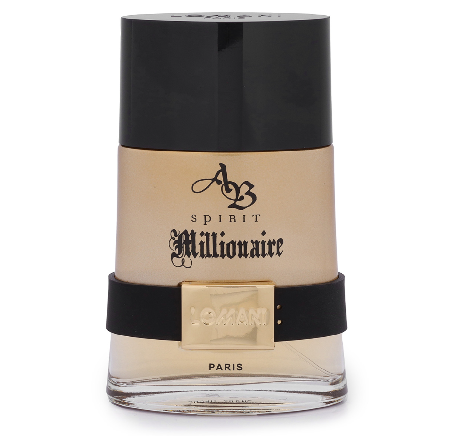 A bottle of Lomani Spirit Millionaire Eau de Toilette