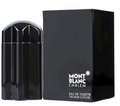 Mont Blanc Emblem Eau de Toilette 100ml bottle and its black packaging box, featuring the brand name in white text.