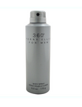 A silver aerosol can of Perry Ellis For Men 360° Body Spray, shown against a plain white background.