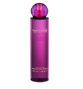 Perry Ellis 18 Orchid Body Mist Spray in a translucent purple bottle with a matching spherical cap, shown on a plain white background.