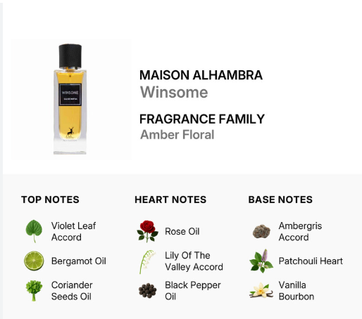Maison Alhambra Winsome Perfume for Men and Women 3.0 oz EDP SP