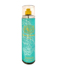 Tommy Bahama Sail Martinique perfume spray bottle with a turquoise blue label, gold lettering, and a yellow spray nozzle under a clear cap, shown on a white background.