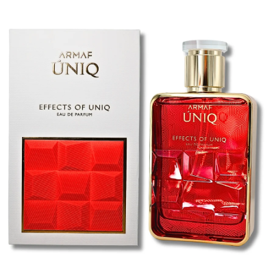 Armaf Uniq perfume bottle and packaging on a white background