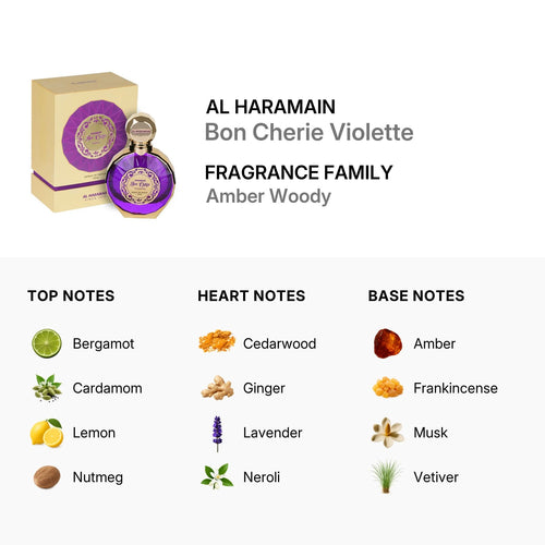 Al Haramain Bon Cherie Violette Women Extrait de Parfum 3.4oz / 100ml