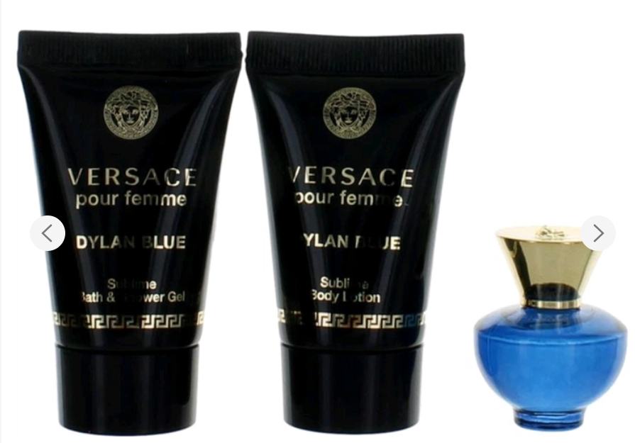 Versace Dylan Blue Perfume for Women Mini Set 3 pc Gift Set