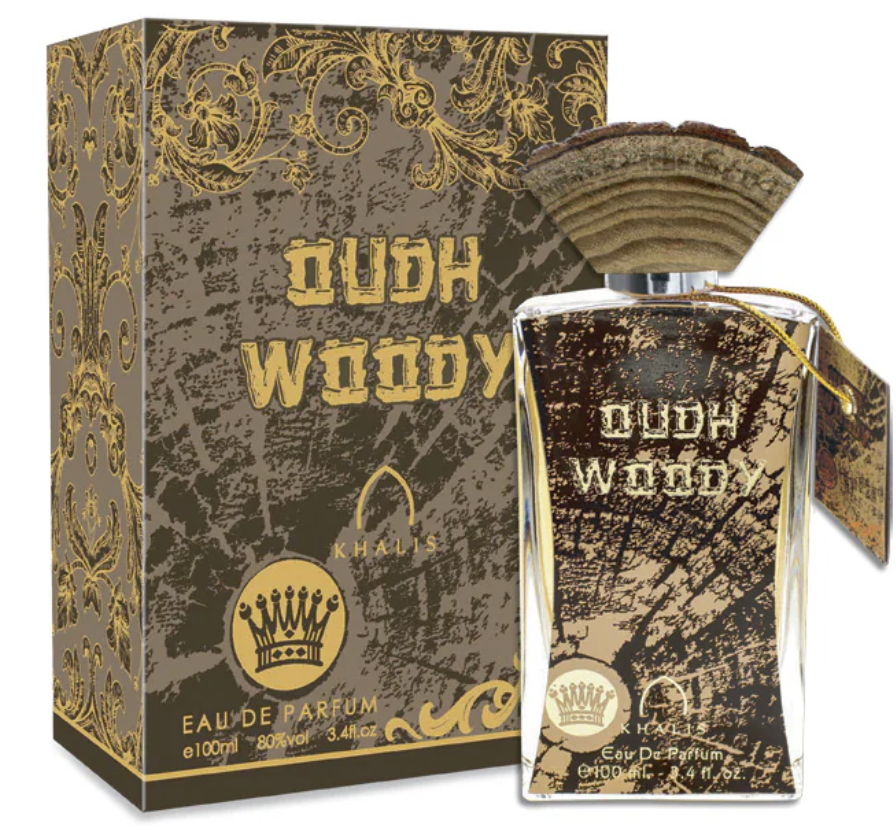 KHALIS Oudh Woody Unisex Perfume 3.4oz / 100ml – Eau de Parfum