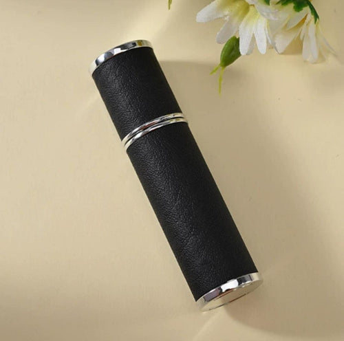 10ml Leather Body Refillable Perfume Spray Bottle – Travel Atomizer for Women & Men