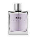 BOSS Selection Eau de Toilette bottle with a silver cap and a lavender purple liquid inside a clear glass bottle, on a white background.