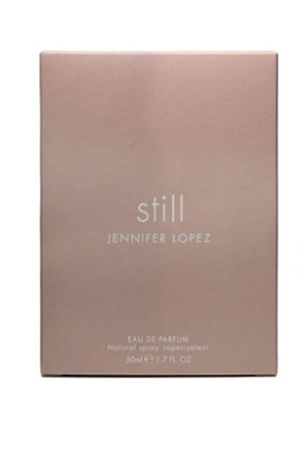Jennifer Lopez 'still' Eau de Parfum 30ml box in a dusty rose metallic color with white text.