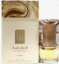Lattafa Al Nashama Unisex Eau de Parfum box and bottle 3.4oz 100ml on black background