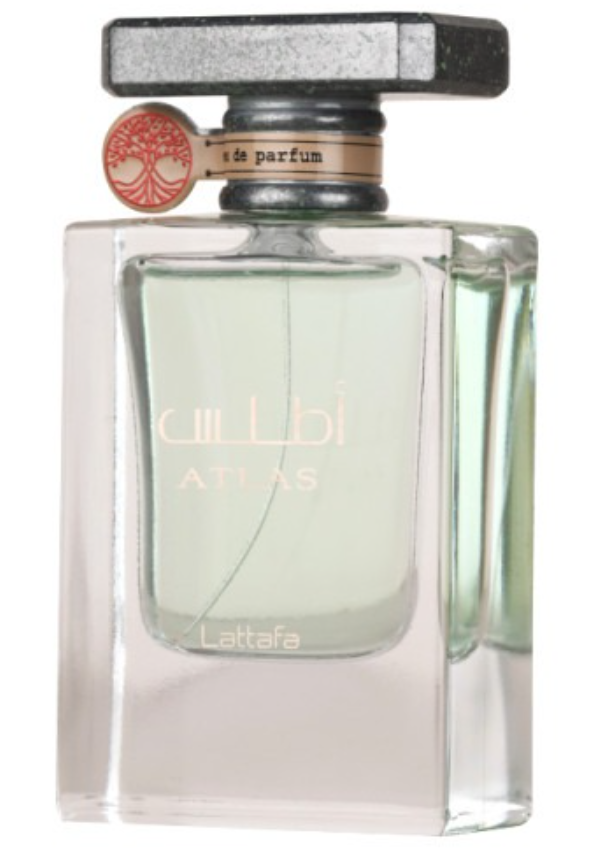 Lattafa Badee Al Oud Amethyst Eau de Parfum spray bottle 3.4oz 100ml on white background