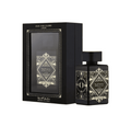 Lattafa Badee Al Oud Noble Blush Eau de Parfum box and bottle 3.4oz 100ml on white background