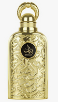 Lattafa Bayaan Women Eau de Parfum spray bottle 3.4oz 100ml on white background