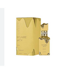 Lattafa Eclaire Banoffi Unisex Eau de Parfum box and bottle 3.4oz 100ml on white background