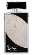 Lattafa Najdia Unisex Eau de Parfum spray bottle 3.4oz 100ml on white background