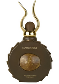 Lattafa Niche Emarati Classic Stone Unisex Eau de Parfum spray bottle 3.4oz 100ml on white background