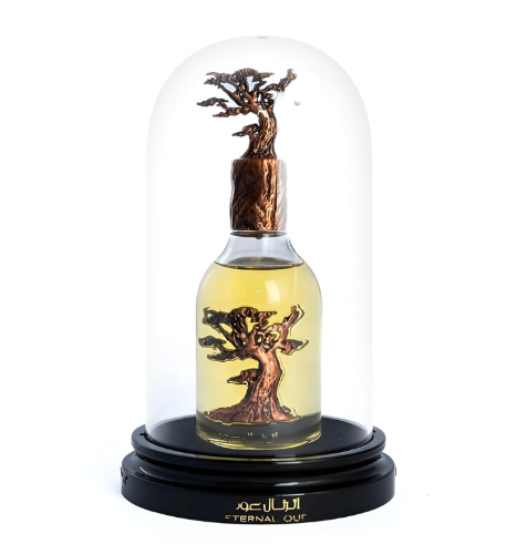 Lattafa Pride Eternal Oud Unisex Eau de Parfum spray bottle 3.4oz 100ml on white background