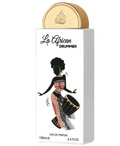 Lattafa Pride La African Drummer Women Eau de Parfum spray bottle 3.4oz 100ml on white background