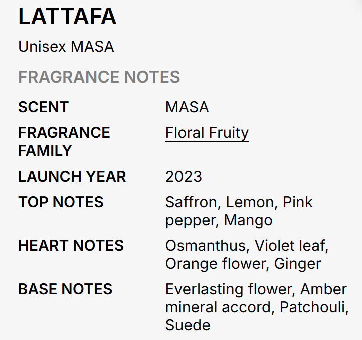 Lattafa Pride Masa Unisex EDP 100ml warm golden evening-inspired oriental oud amber fragrance with warm spice smooth oud golden amber rose dark musk and sandalwood