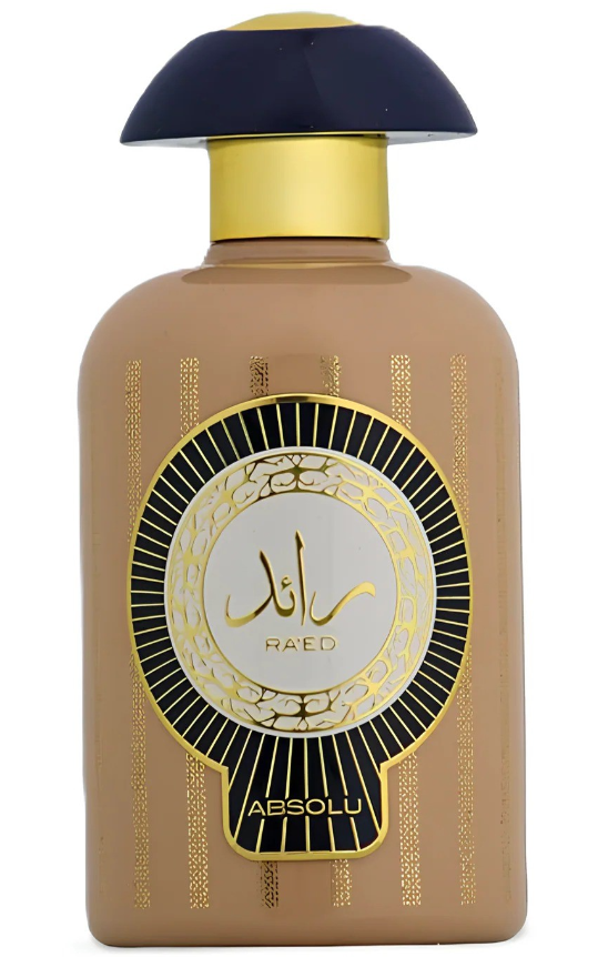 Lattafa Ra'ed Absolu Unisex Eau de Parfum spray bottle 3.4oz 100ml on white background