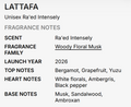 Lattafa Ra'ed Intensely Unisex EDP 100ml thunderous intensely powerful oriental oud resinous fragrance with rich oud deep amber rose thunderous incense dark musk and sandalwood