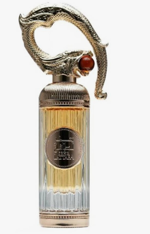 Lattafa Sehr Unisex Eau de Parfum spray bottle 3.4oz 100ml on white background