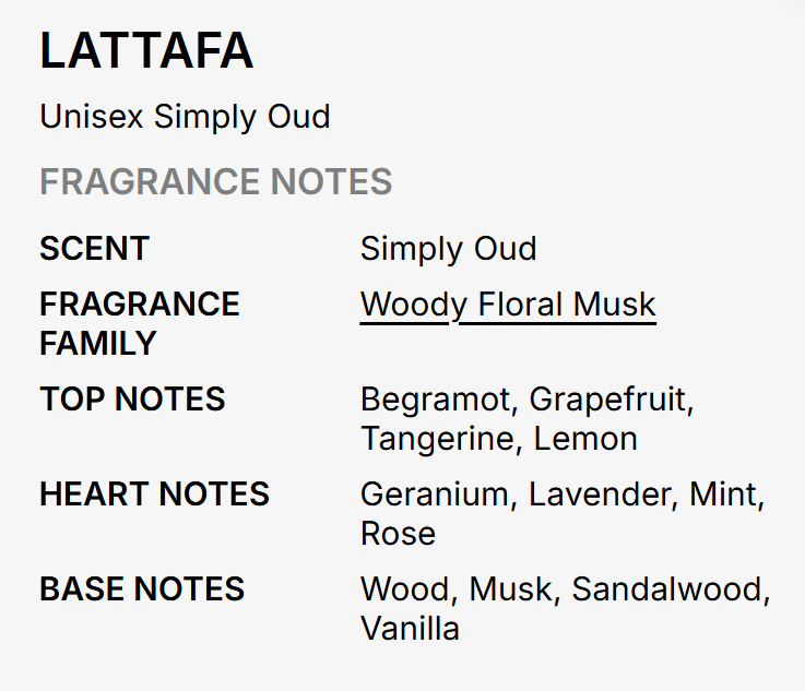 Lattafa Simply Oud Men EDP 100ml pure effortless oriental oud woody fragrance with rich oud smooth amber pure effortless warmth clean musk and sandalwood