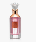 Lattafa Velvet Rose Unisex Eau de Parfum spray bottle 3.4oz 100ml on white background