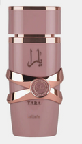 Lattafa Yara Elixir Women Eau de Parfum spray bottle 3.4oz 100ml on white background