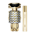 Paco Rabanne Fame Perfume for Women 2 PC Gift Set including 2.7 oz EDP Spray and 0.68 oz Travel Spray on white background UPC 3349668628759
