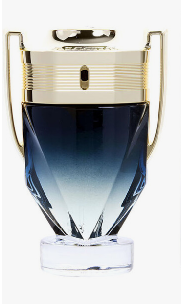 Paco Rabanne Invictus Perfume for Men 2 PC Gift Set including 3.4 oz EDT Spray and 0.33 oz EDT Mini Spray on white background UPC 3349668643127