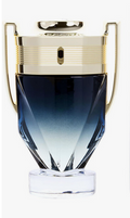 Paco Rabanne Invictus Perfume for Men 2 PC Gift Set including 3.4 oz EDT Spray and 0.33 oz EDT Mini Spray on white background UPC 3349668643127