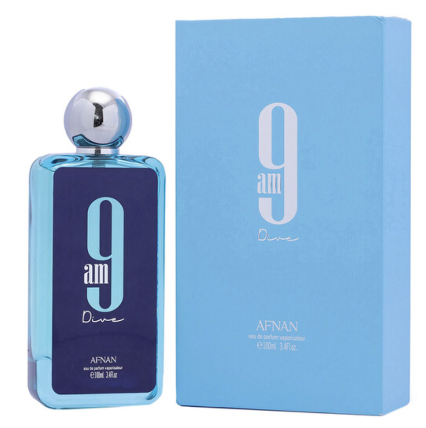 AFNAN 9AM Dive Unisex Perfume 3.4oz / 100ml Eau de Parfum ( EDP )